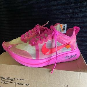Off-White x Zoom Fly SP 'Tulip Pink' 2018